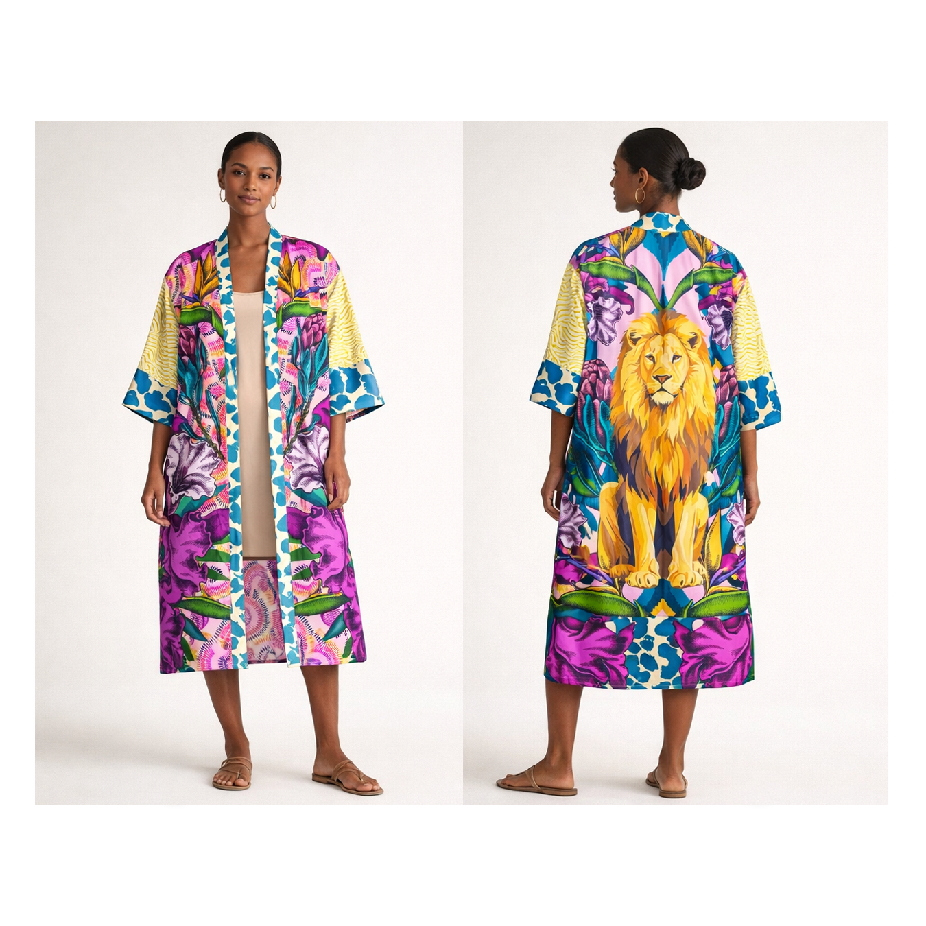 Luxury Printed Kimonos for Effortless Elegance – Natural Selection