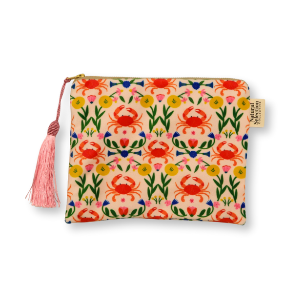 Cannes Crab Make-up Bag