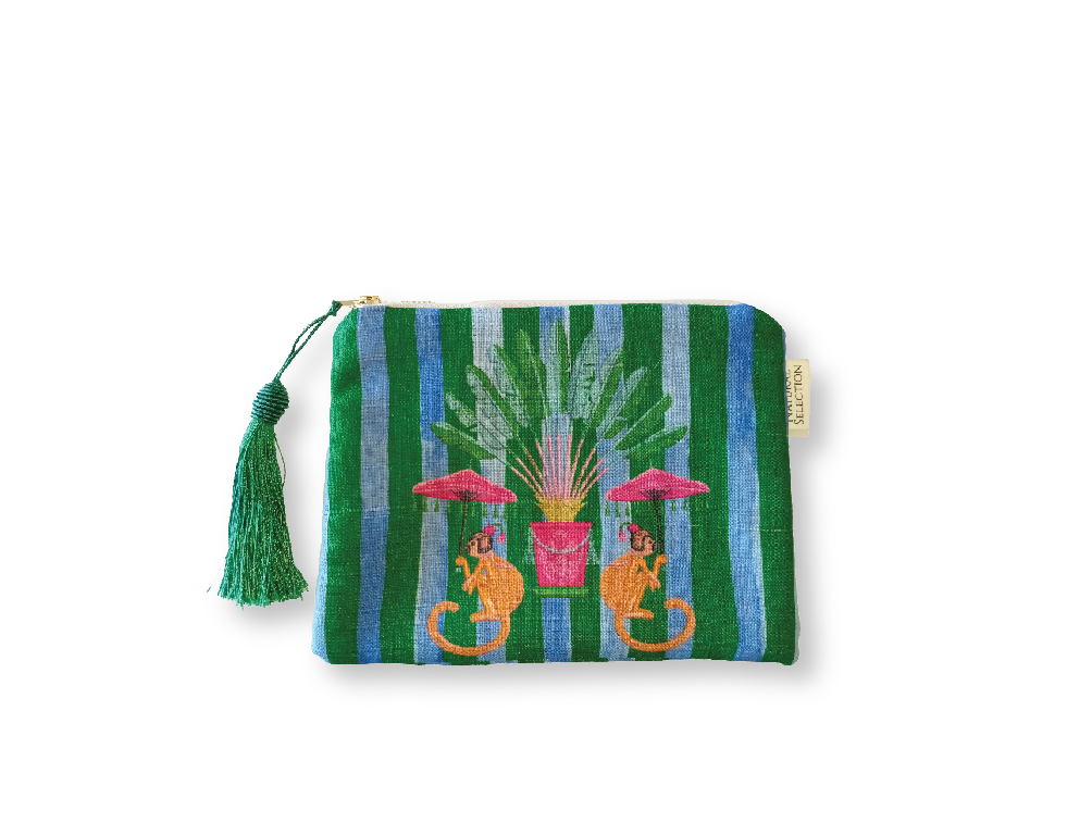 Ciao Bella Monkeys Makeup Bag