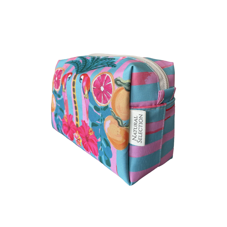 Frangipani Parrot Mini Box Bag