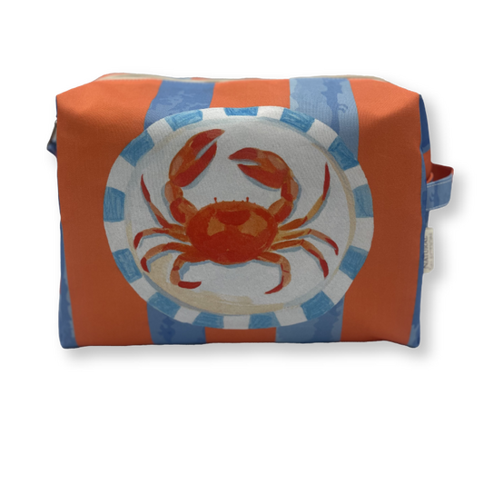 Hamptons Crab Toiletry Bag