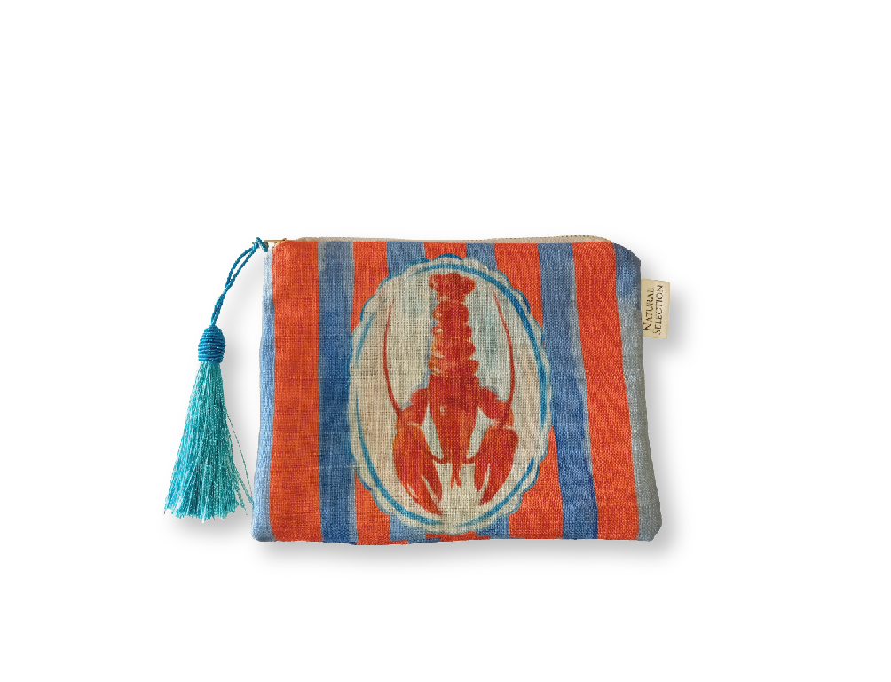 Hamptons Lobster Makeup Bag