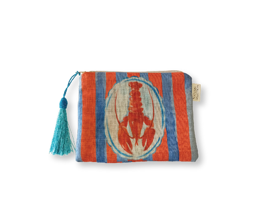 Hamptons Lobster Makeup Bag