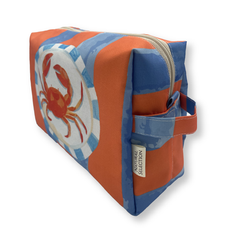 Hamptons Crab Toiletry Bag