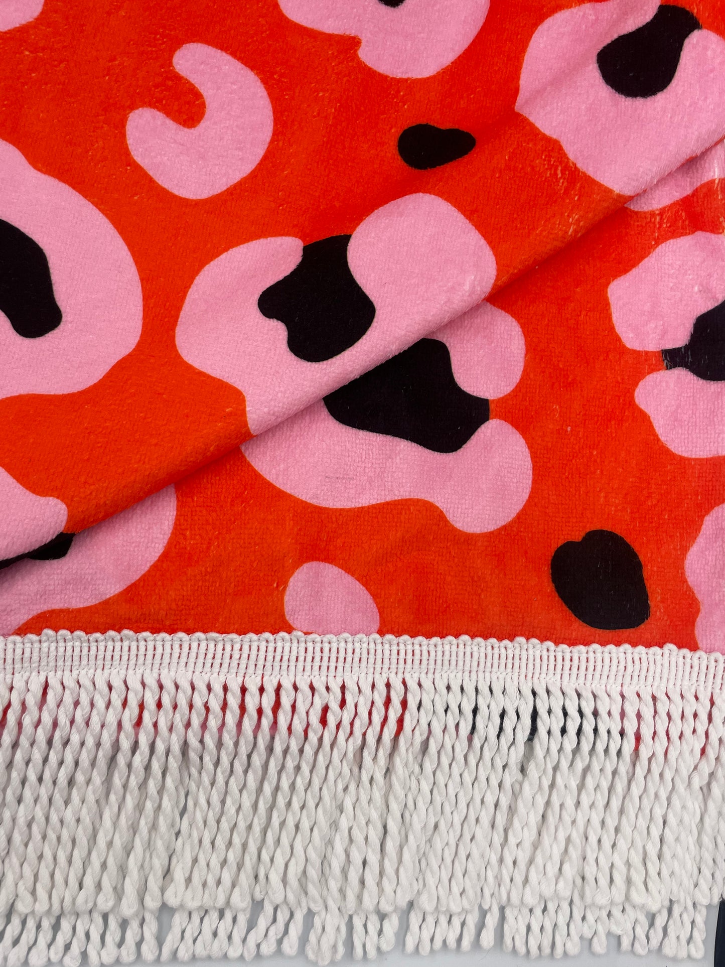 Tangerine Taj Terry Towel