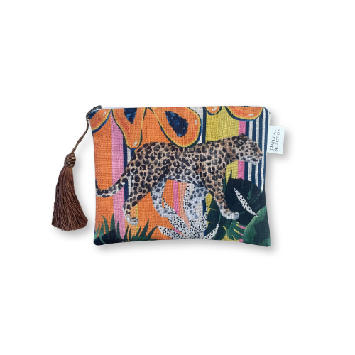 Island Leopard Make-up Bag