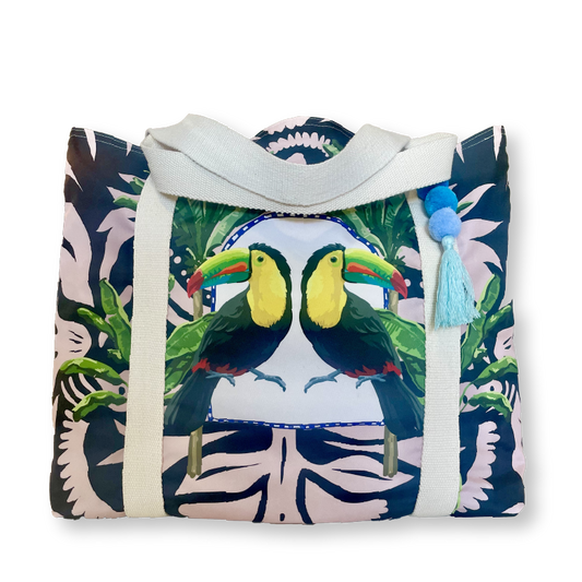 Jungle Shadows Beach Bag