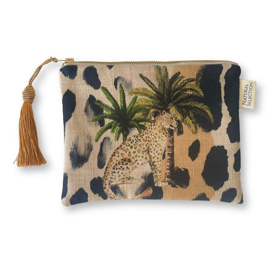 Kolkata Leopard Makeup Bag