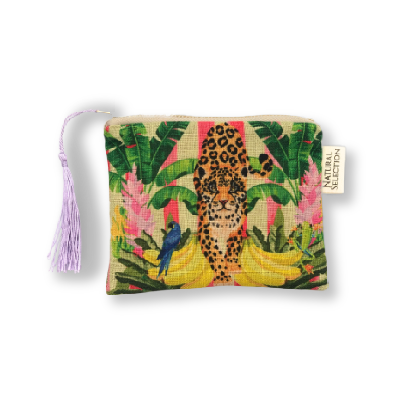 Lush Leopard Jungle Coin Purse