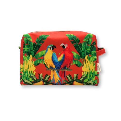 Mango Lovebirds Toiletry Bag
