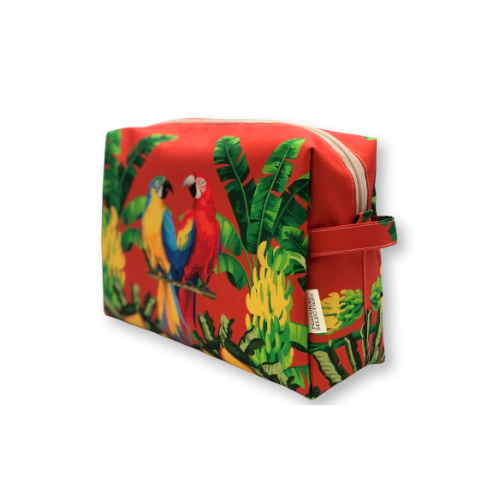 Mango Lovebirds Toiletry Bag