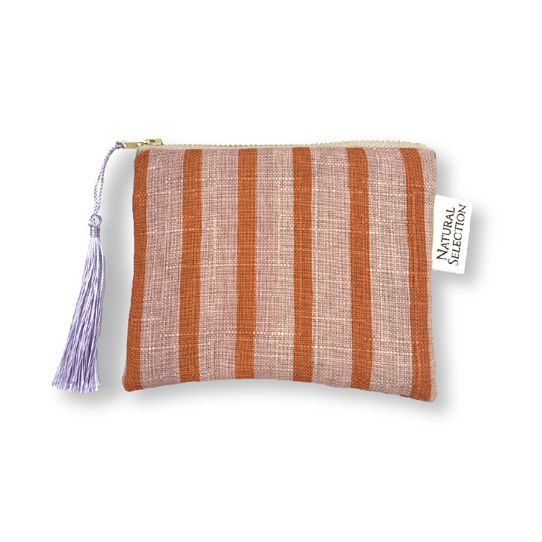 Paradise Stripe Pink Coin Purse