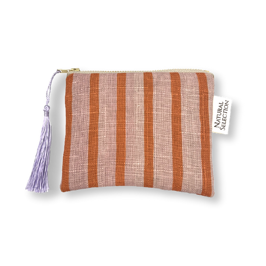 Paradise Stripe Pink Coin Purse