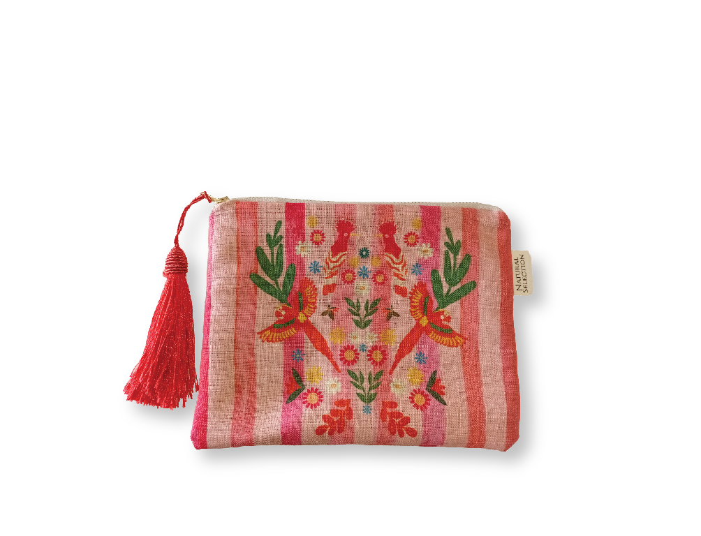Parrot Paradise Makeup Bag
