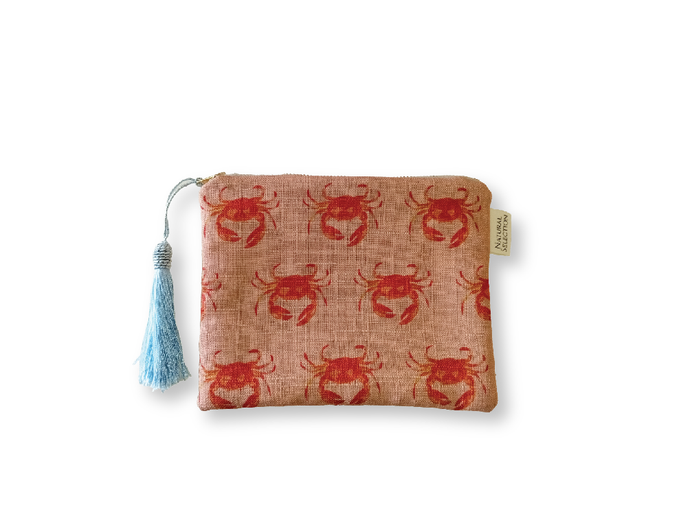 Sand Crab Makeup Bag