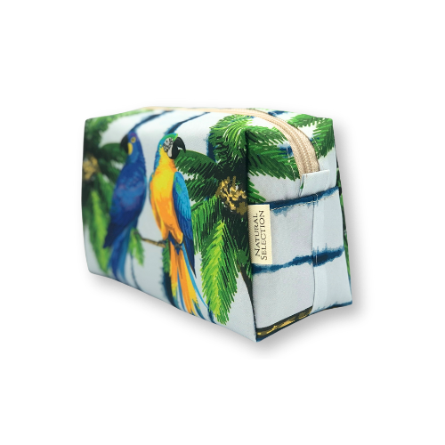 Sapphire Stream Parrots Mini Box Bag