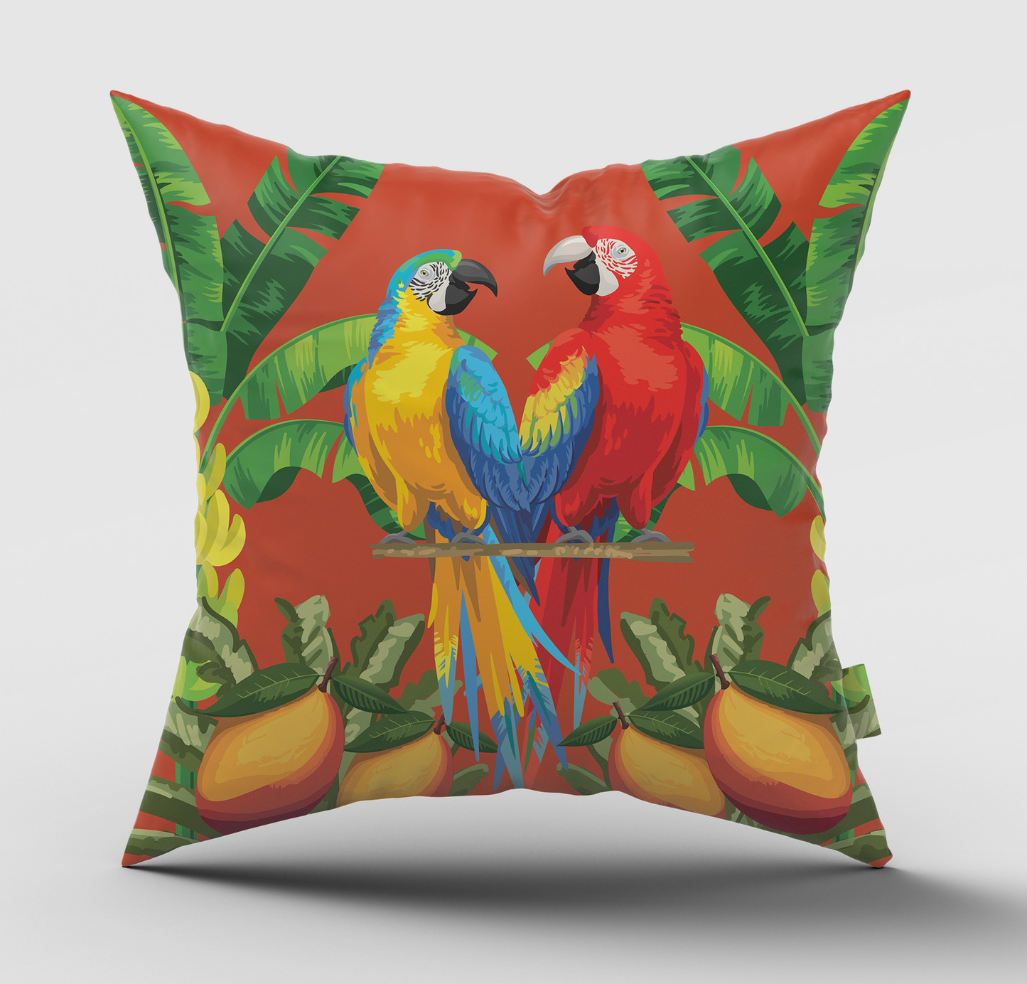 Mango Lovebirds Scatter Cover