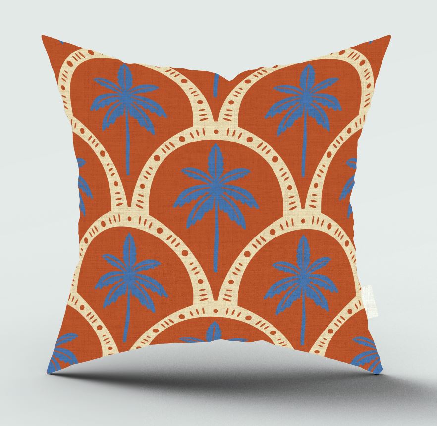 Bazaar Palm Scatter Cover