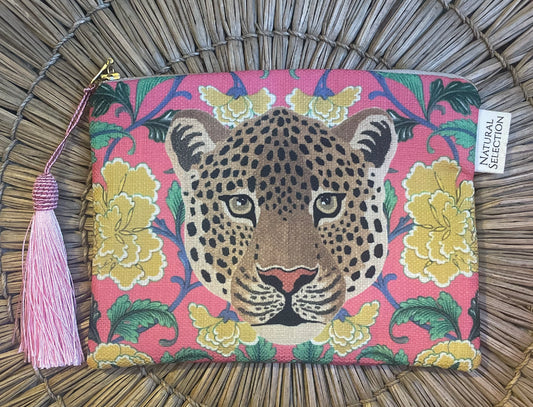 Boho Leopard Make-up Bag