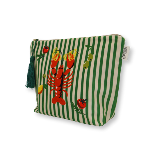 Costa Verde Velvet Make-Up Bag