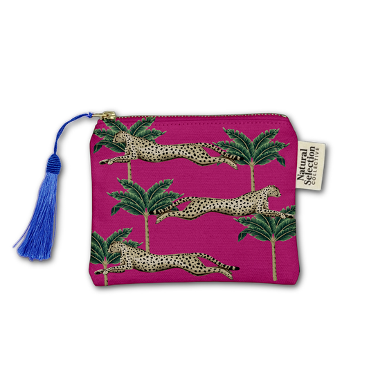 Cabo Verde Pink Makeup Bag