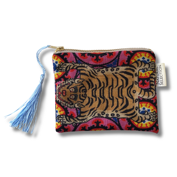 Suzani Tiger Coin Purse Natural Selection