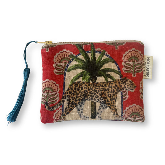 Jemme Leopard Coin Purse
