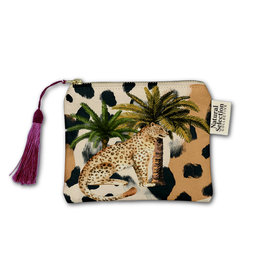 Kolkata Leopard Makeup Bag