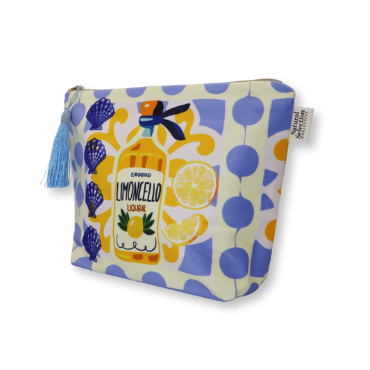 Limoncello Velvet Make-Up Bag
