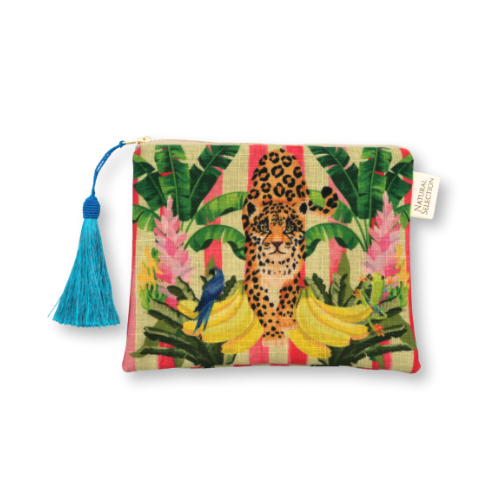 Lush Leopard Jungle Makeup Bag