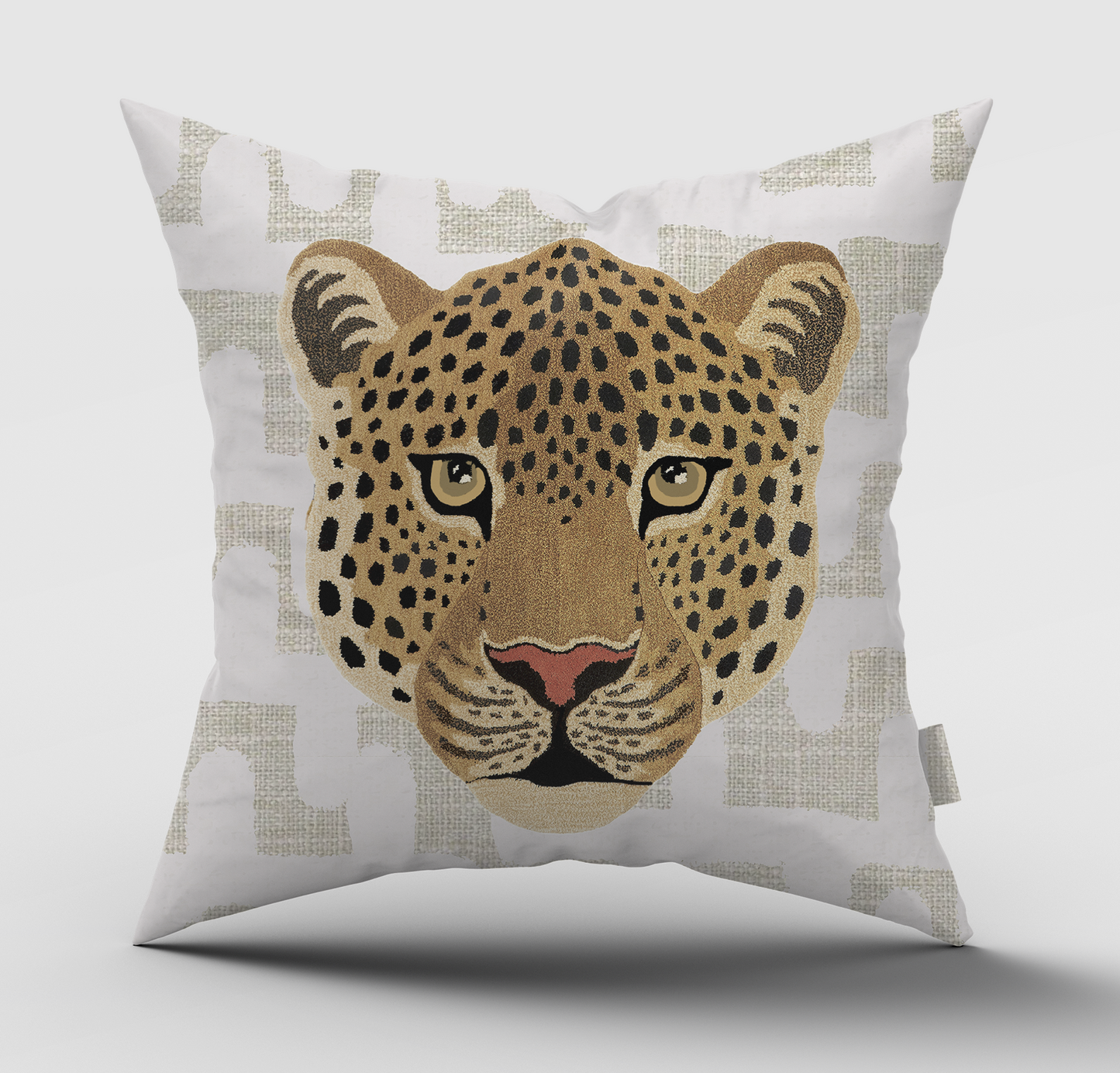 Leopard Nala Natural Cushion Cover