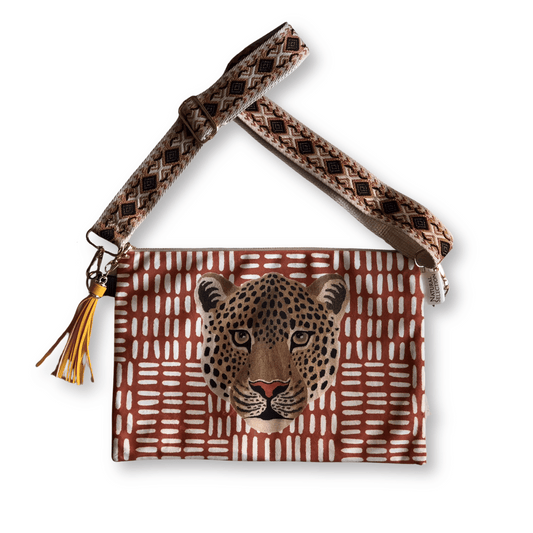 Leopard Kaba Paprika Sling bag