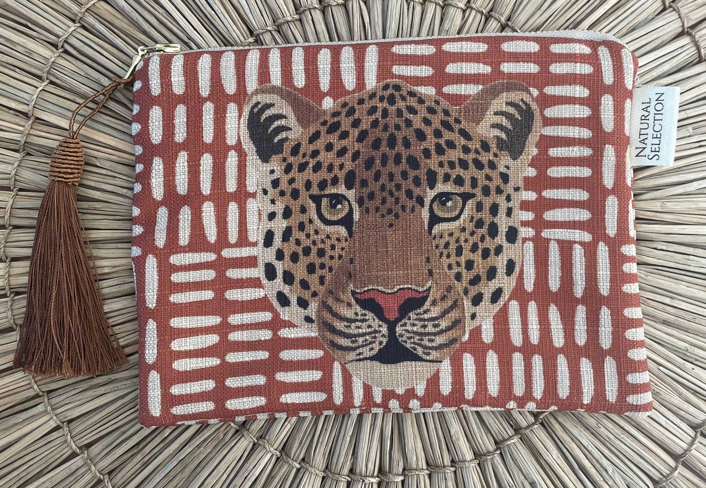 Leopard Kaba Paprika Make-up Bag
