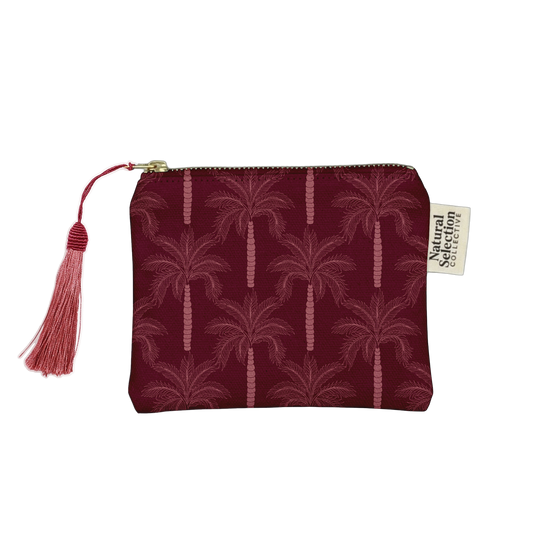Aswan Palm Makeup Bag