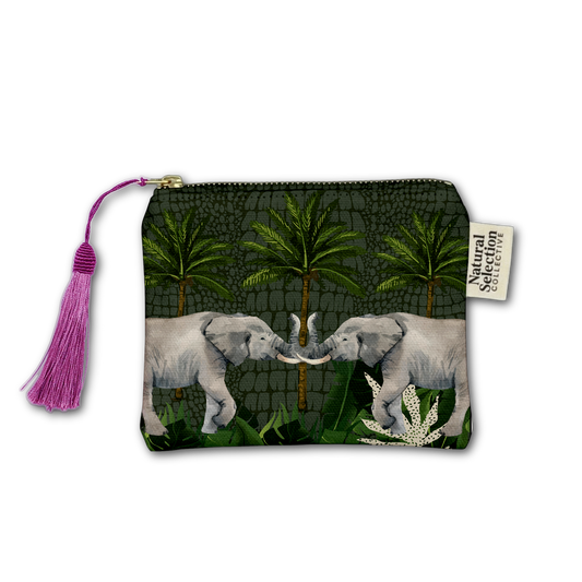 Oasis Elephants Makeup Bag