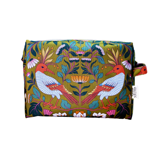 Palace Garden Green Toiletry Bag