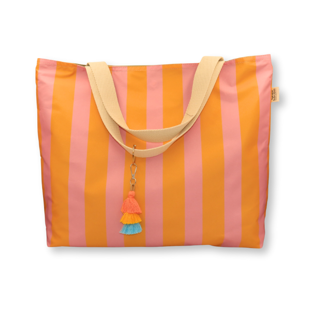 Praia Stripe Beach bag
