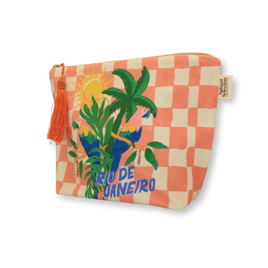 Rio Parrots Velvet Make-Up Bag