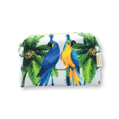 Sapphire Stream Parrots Mini Box Bag