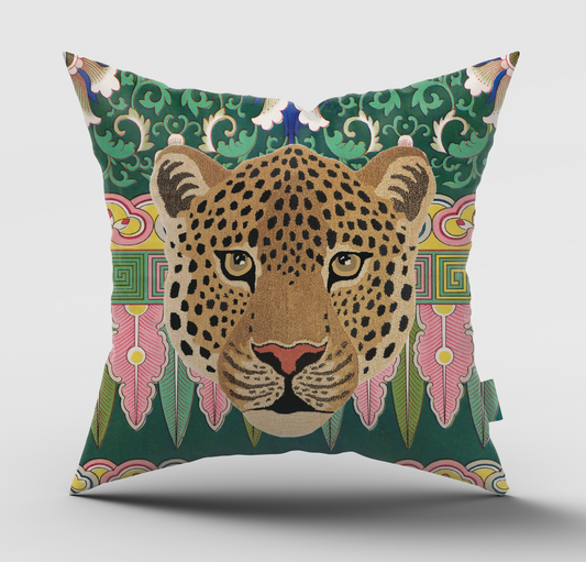Taj Leopard Cushion Cover