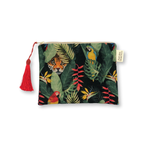 Whispering Leo Makeup Bag