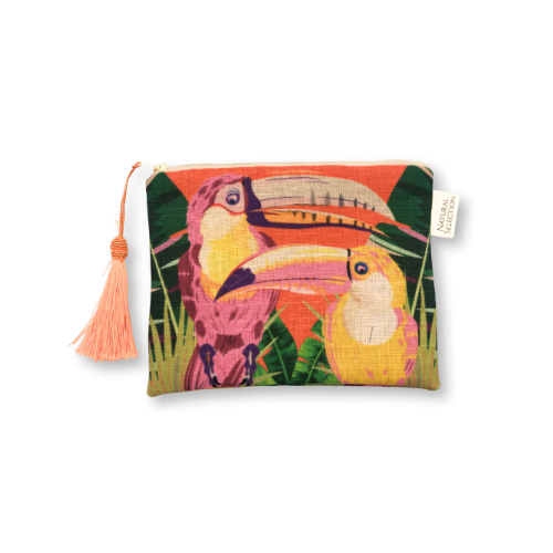 Toucan Perch Makeup Bag