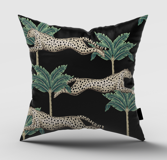 Cabo Verde Black Scatter Cushion Cover