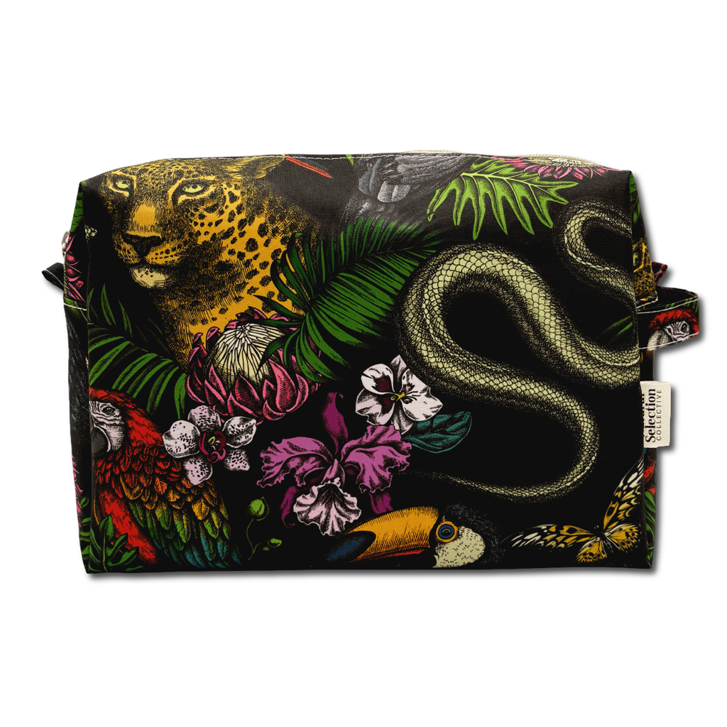 Folklore Black Toiletry Bag